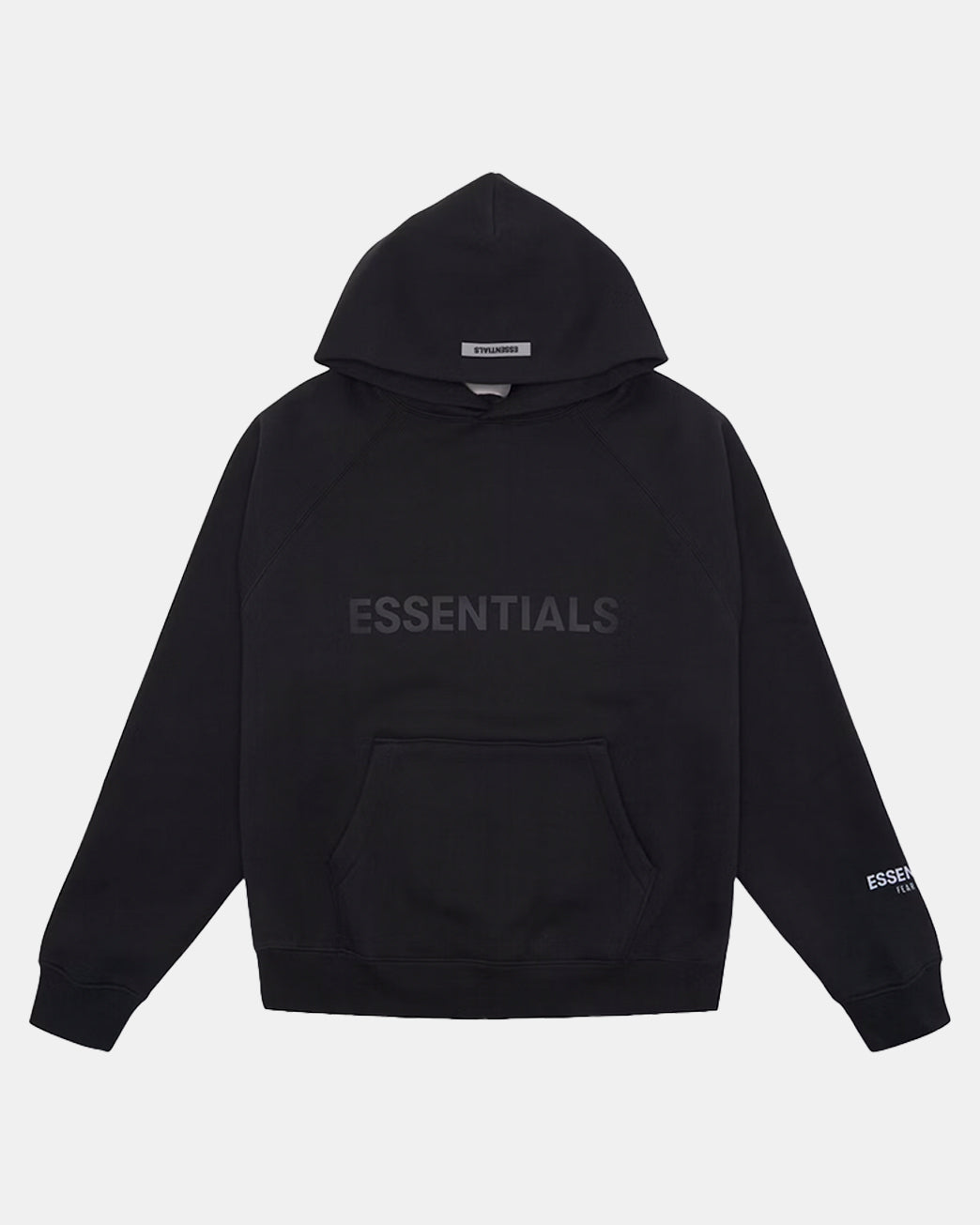 Handla Fear of God Essentials "Black" Applique hoodie (SS20) online | Smidigt och enkelt på nätet - Merchsweden |