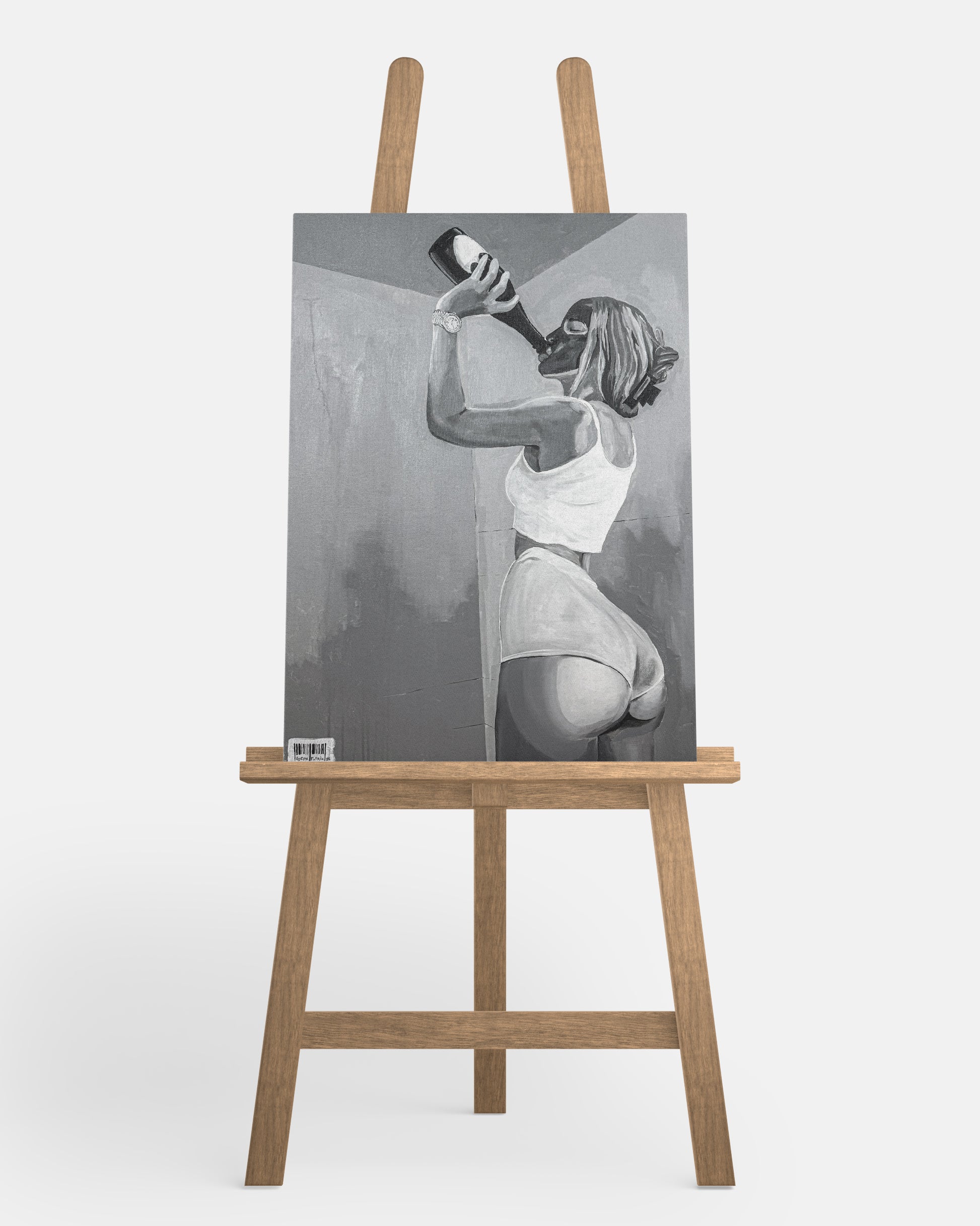 "Overworked" Canvas Print