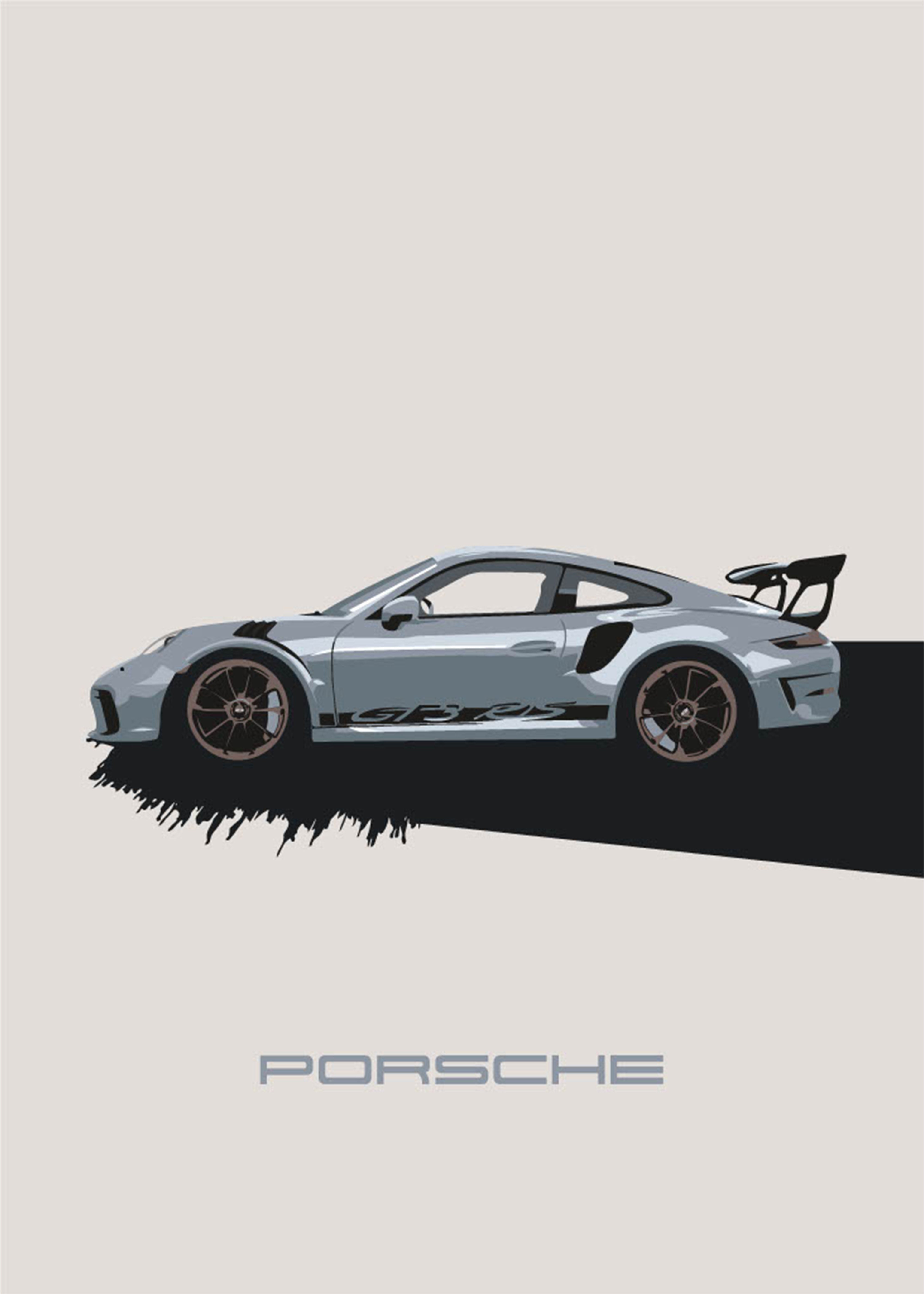 Handla Adrian Florén "Porsche No.2" Poster online | Smidigt och enkelt på nätet - Merchsweden |