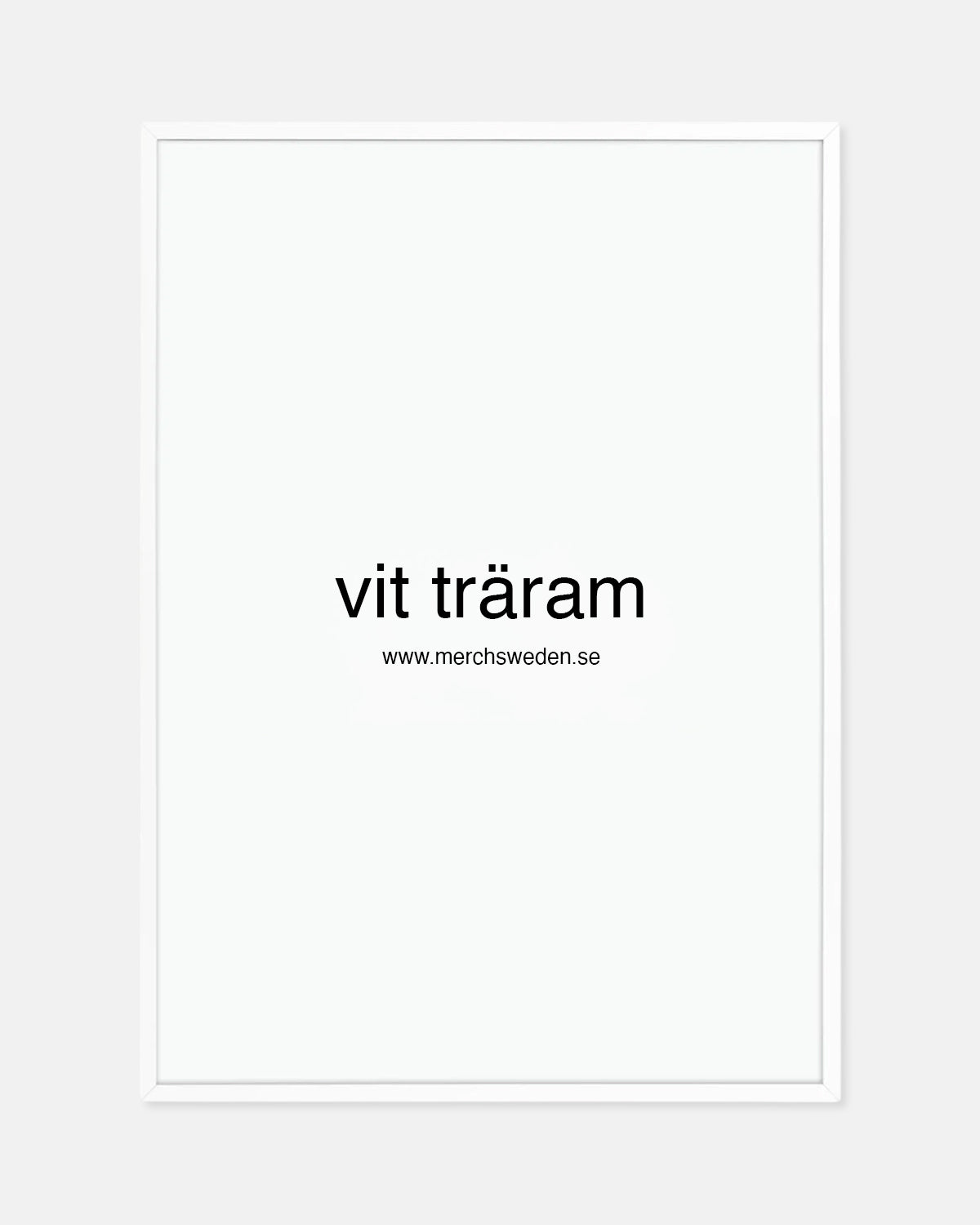 Vit träram