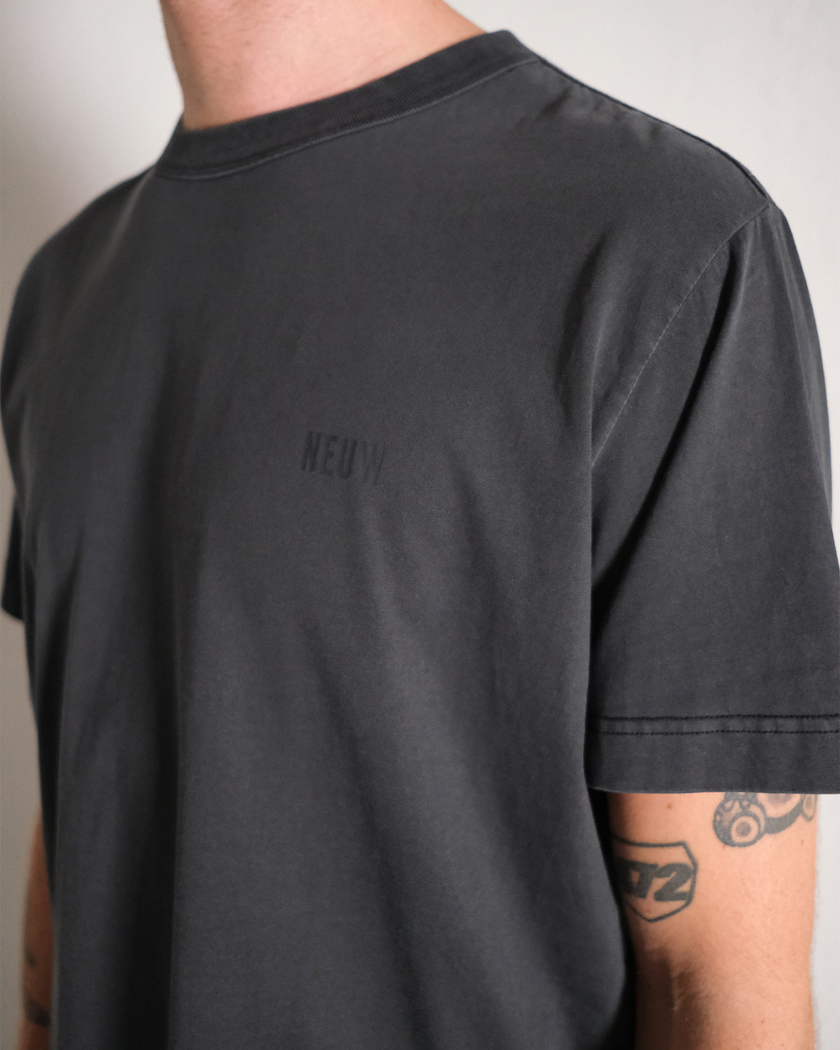Wordmark Tee "Washed Black"
