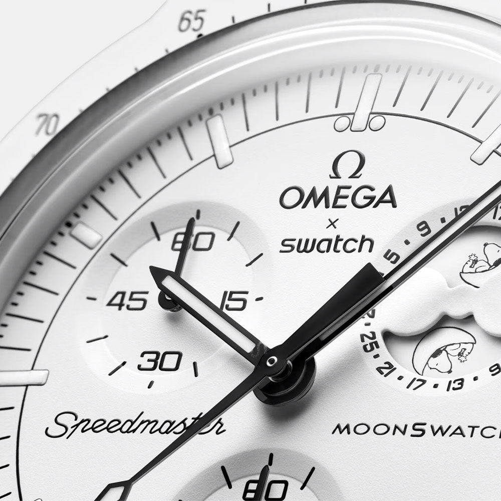 Handla Omega x Swatch Mission To The Moonphase "Snoopy Full Moon" online | Smidigt och enkelt på nätet - Merchsweden |
