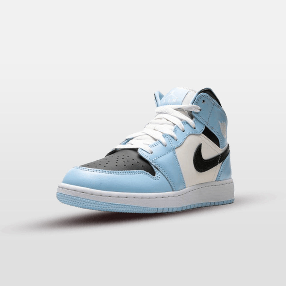 Nike Jordan 1 "Ice Blue" Mid (GS) - Jordan 1 | Trendiga kläder & skor - Merchsweden |