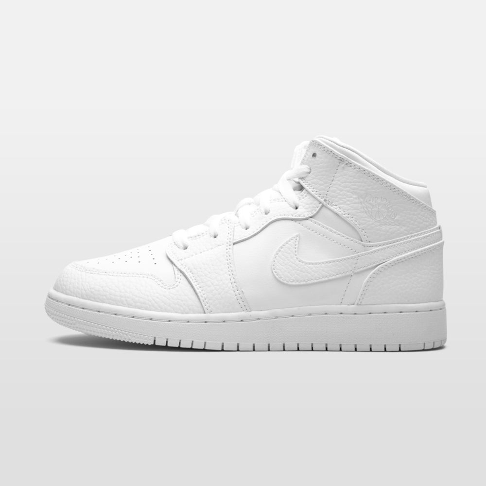 Nike Jordan 1 "Triple White" Mid - Jordan 1 | Trendiga kläder & skor - Merchsweden |