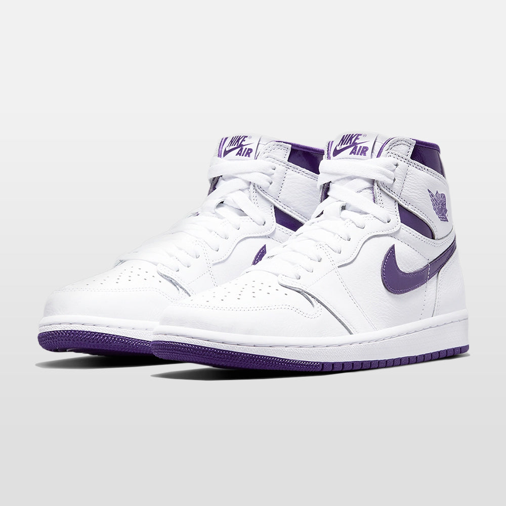 Nike Jordan 1 "Court Purple White" High - Jordan 1 | Trendiga kläder & skor - Merchsweden |